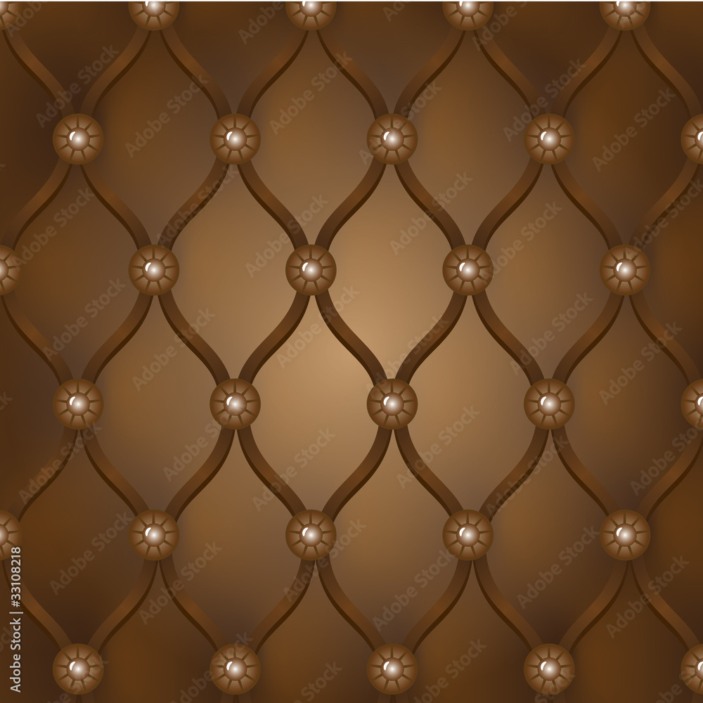 Naklejka premium upholstery pattern - brown color, EPS10