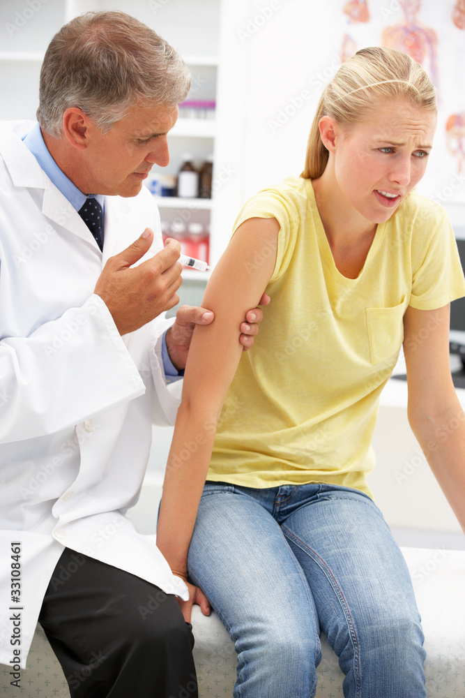 Doctor with female patient Doctor with female patient