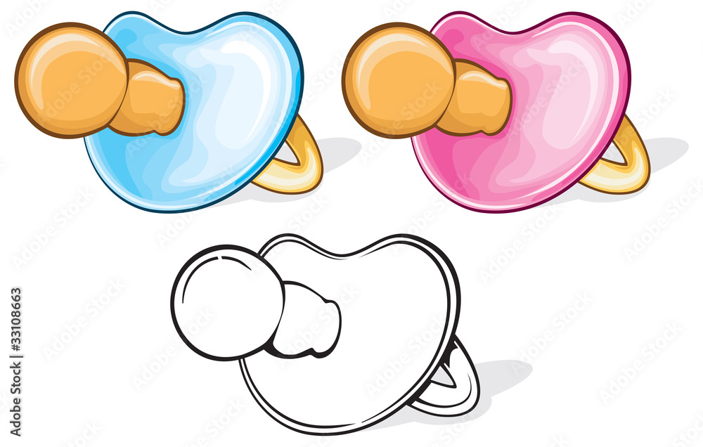 Obraz premium baby pacifier (baby's dummy)