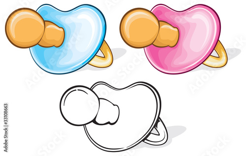 baby pacifier (baby's dummy)