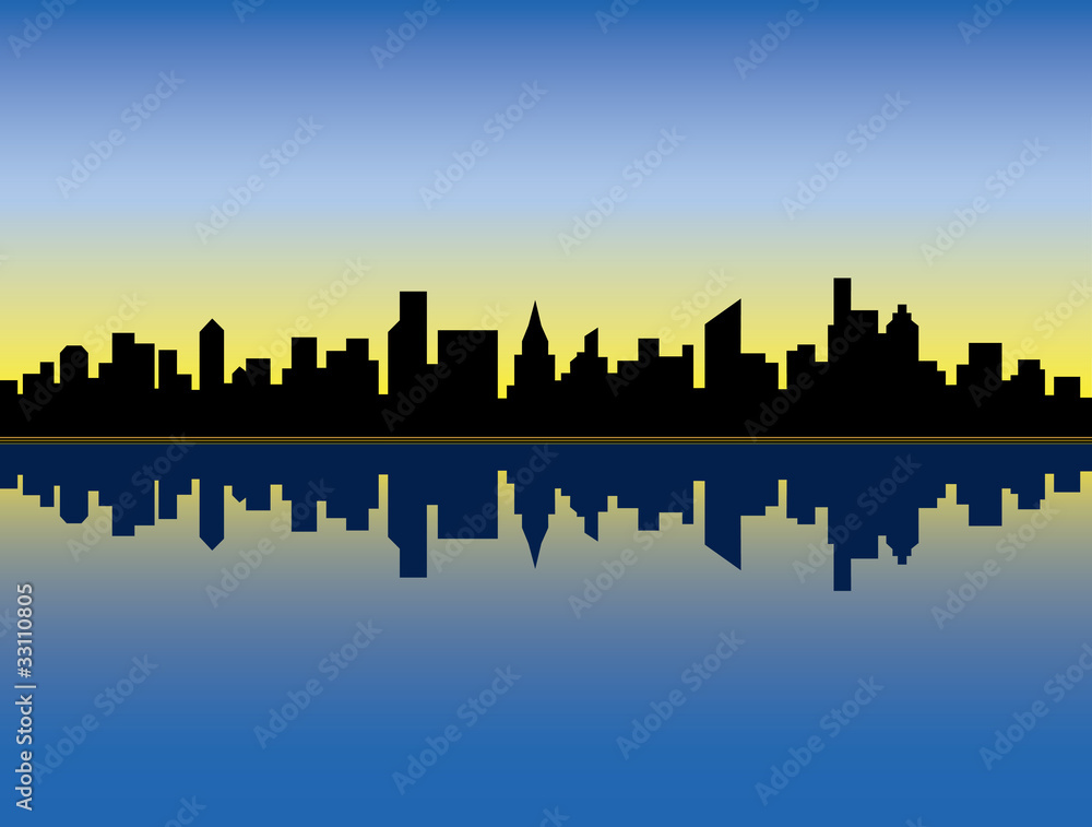 City Skyline_Sunrise