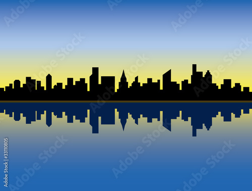 City Skyline_Sunrise