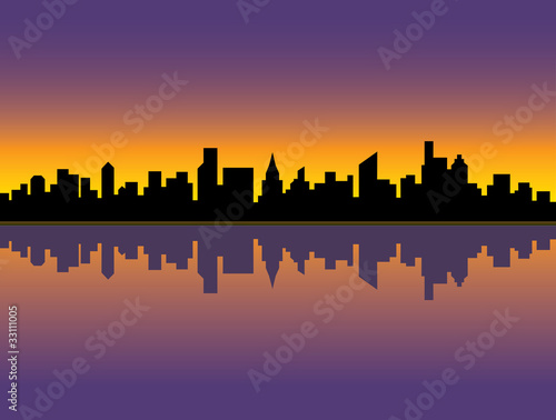 City Skyline_Sunset