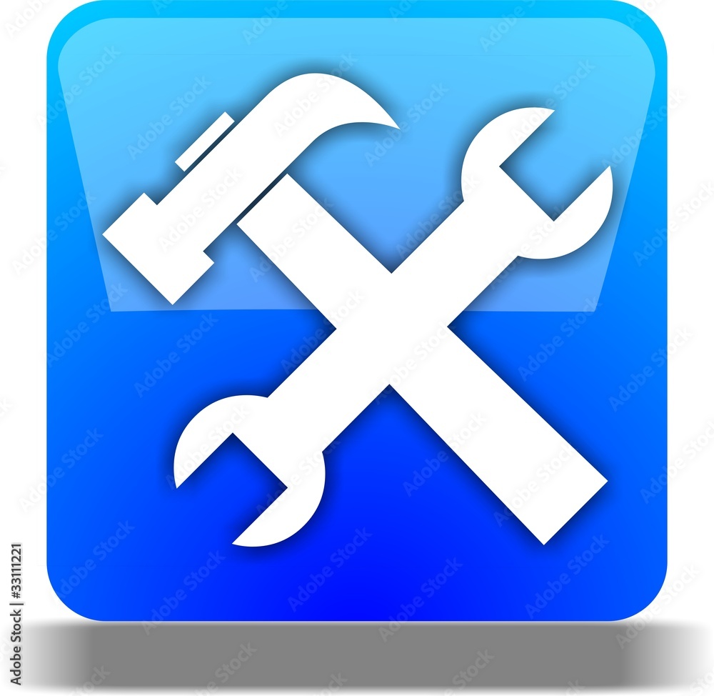 Fototapeta premium bouton assistance