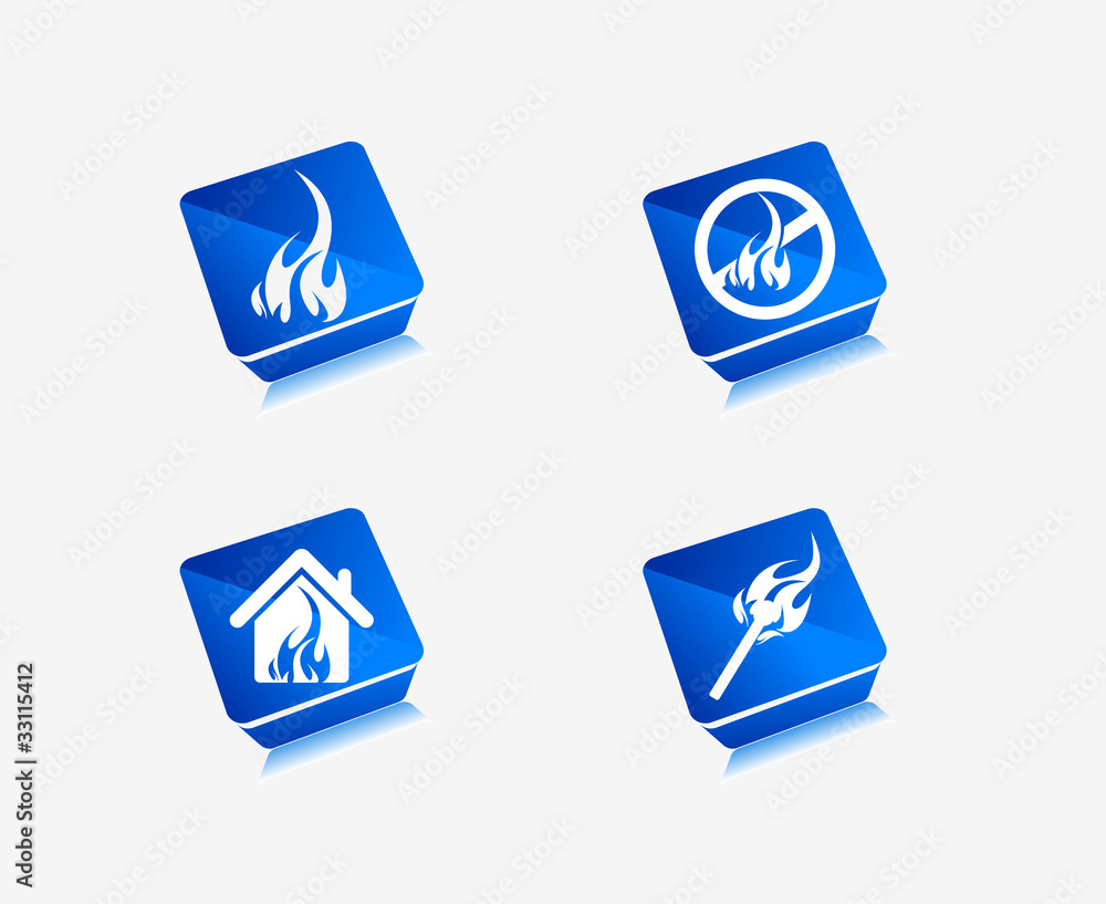 fire icon set