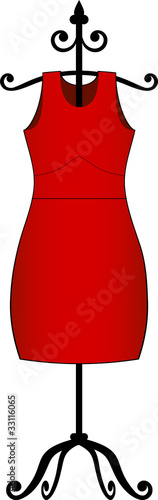 Beautiful red dress