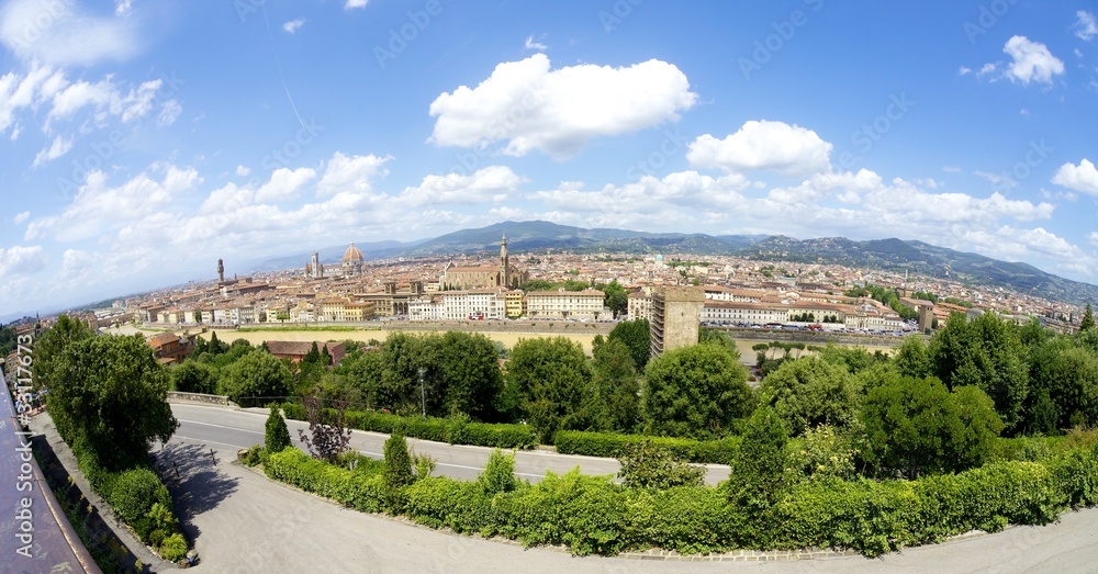 Firenze dall'alto,panorama della città