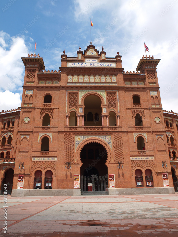 Plaza de Toros de Las Ventas in Madrid, Spain.