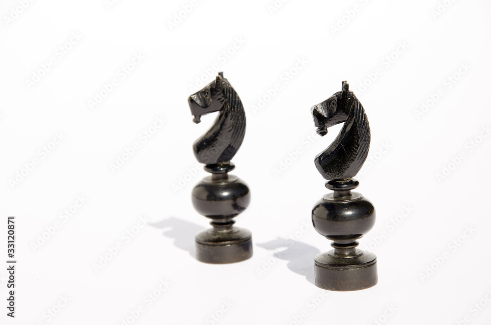 Chess figure horse. Chess figure horse.