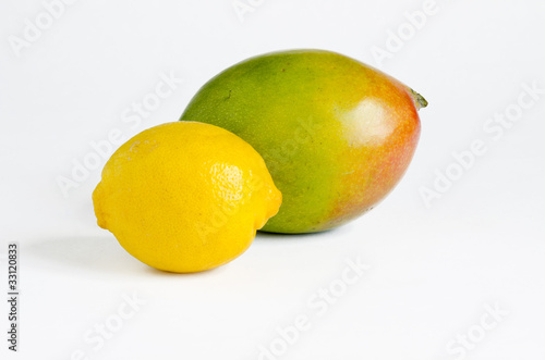 Mango and lemon.