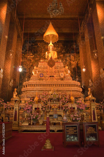 Buddha inside Wat Phra Kaeo Temple  The Grand Palace bangkok  Th