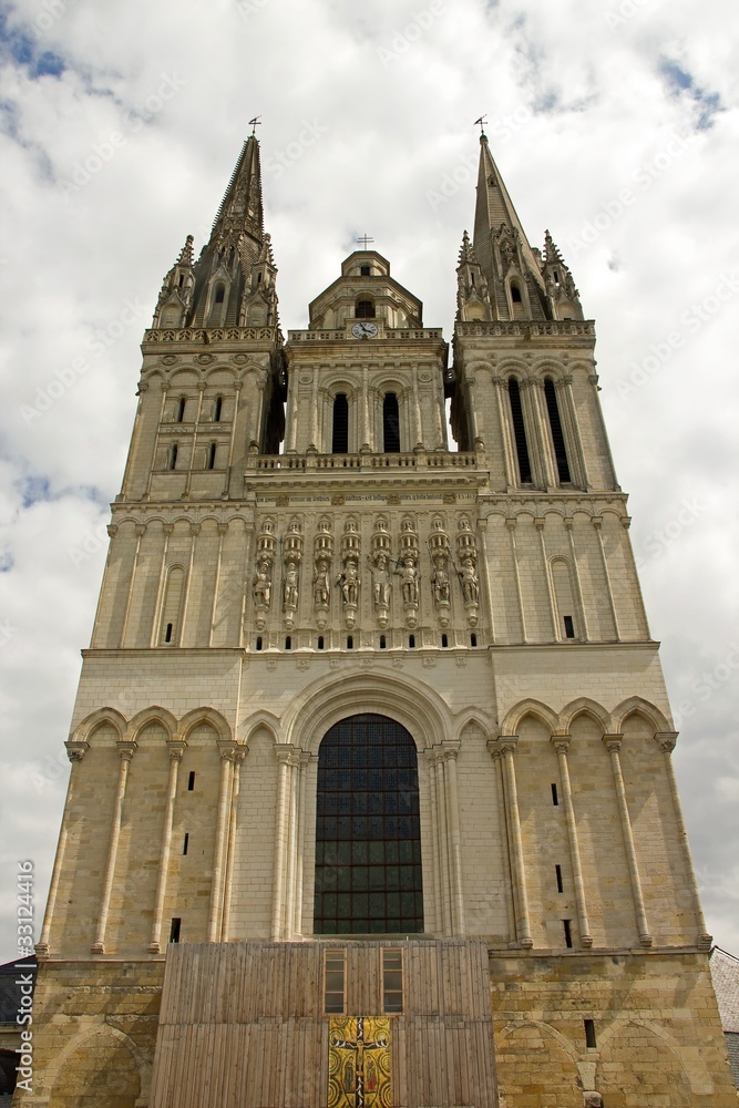 cathédrale d'angers maine et loire (france)