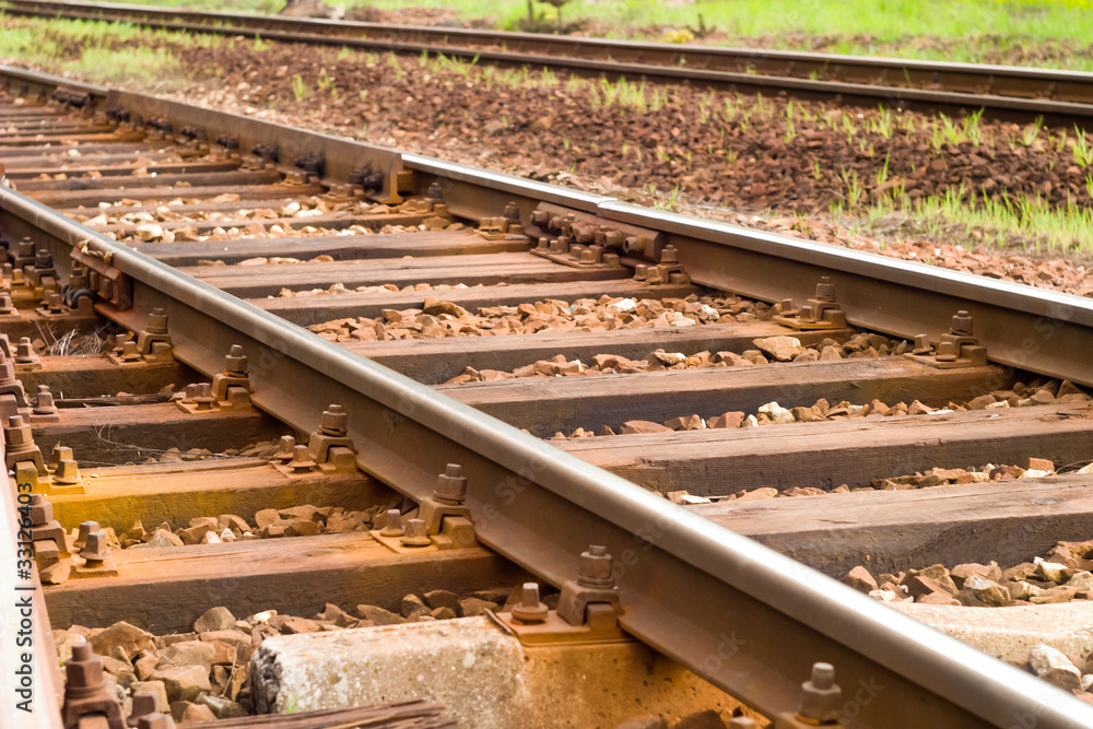 Naklejka premium railway