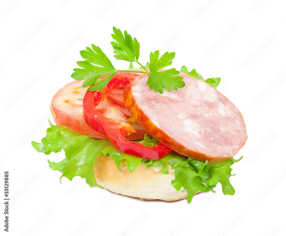 Sausage sandwich