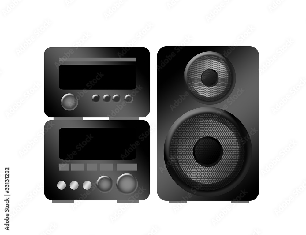stereo illustration stereo illustration