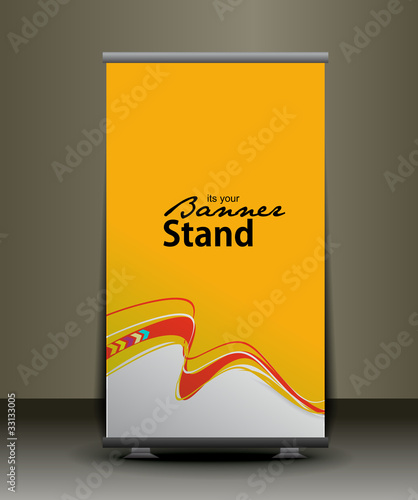 stand banner template