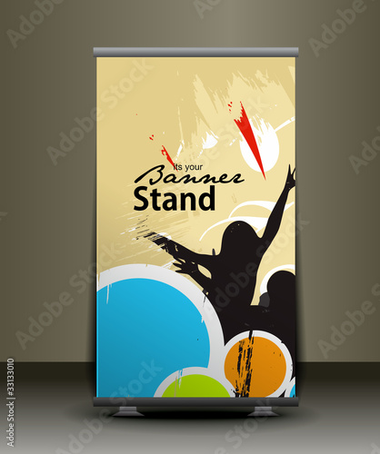 stand banner template