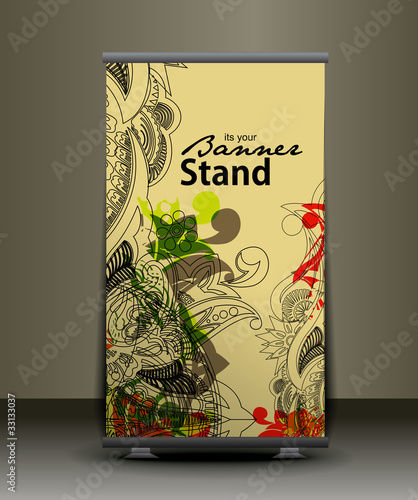 stand banner template