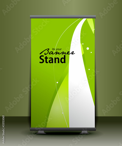 stand banner template