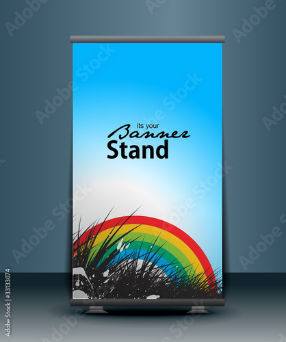 stand banner template