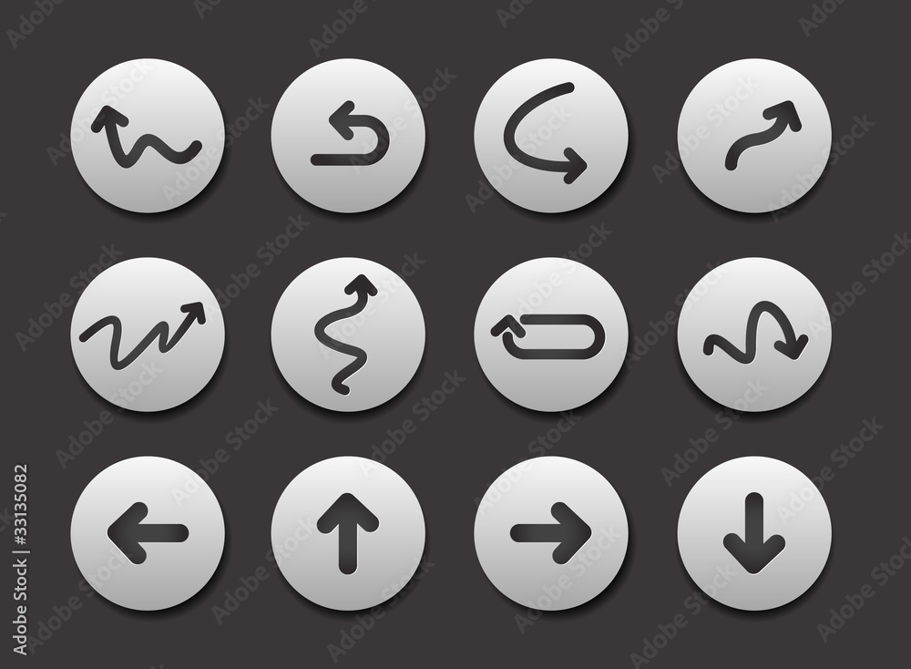 set of arrow icons