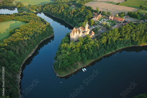 Photo aérienne Châteaux de Czocha, Pologne