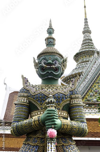 giant in temple Thailand