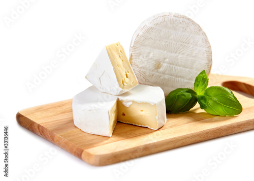 brie and camembert cheese photo