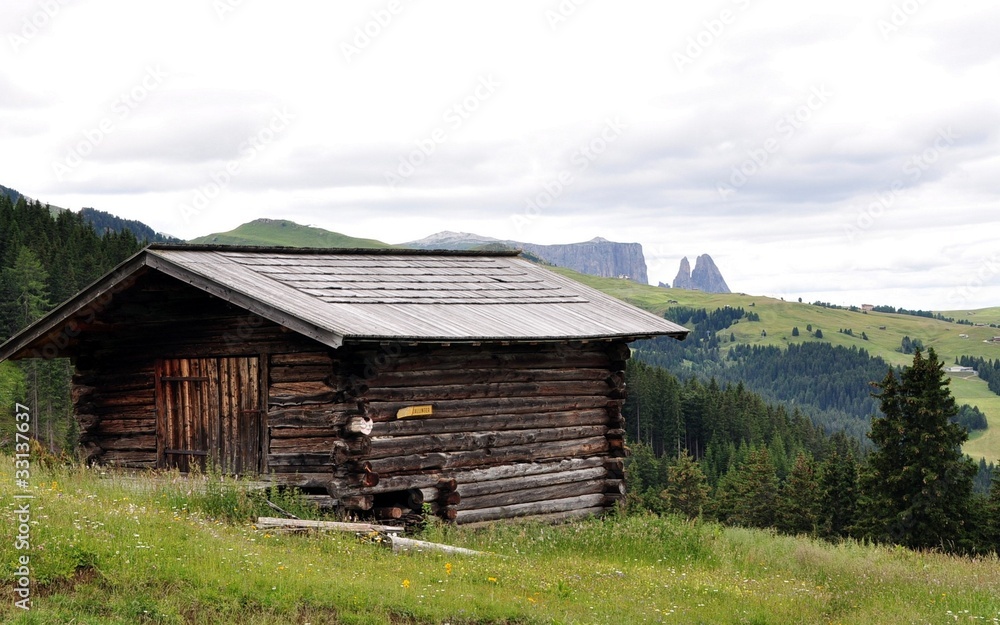 Im Hintergrund der Schlern Im Hintergrund der Schlern