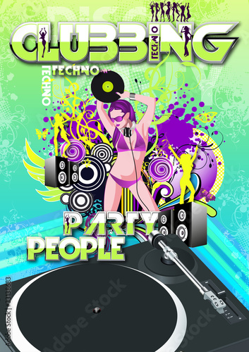 Partyflyer Djane