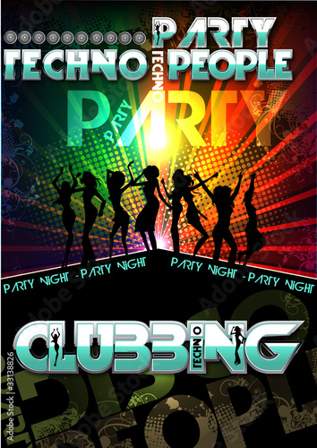 Partyflyer Regenbogen