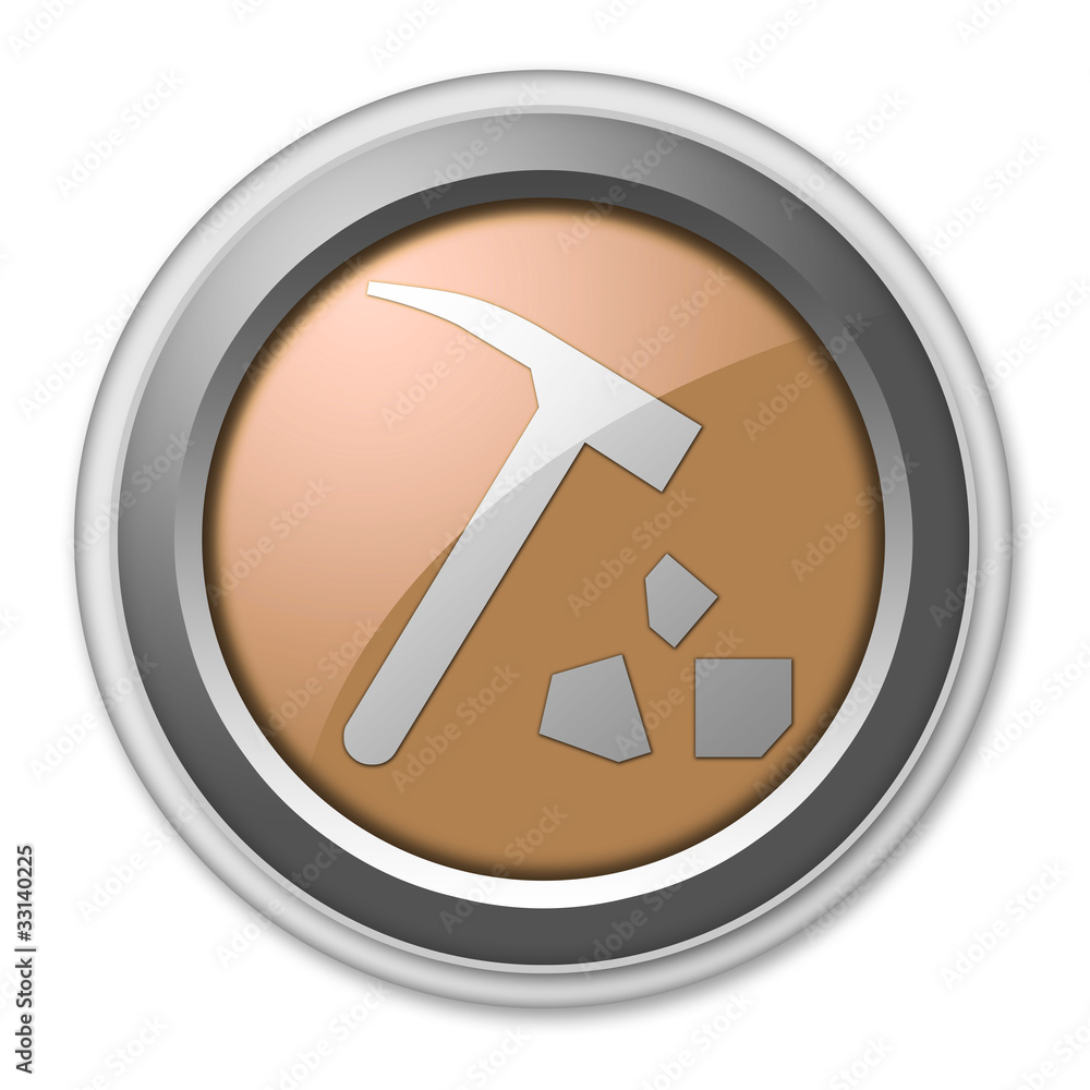 Bronze 3D Style Button Bronze 3D Style Button