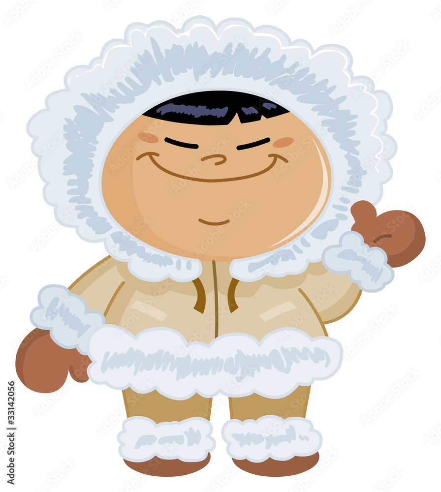 Fototapeta premium Eskimo kid