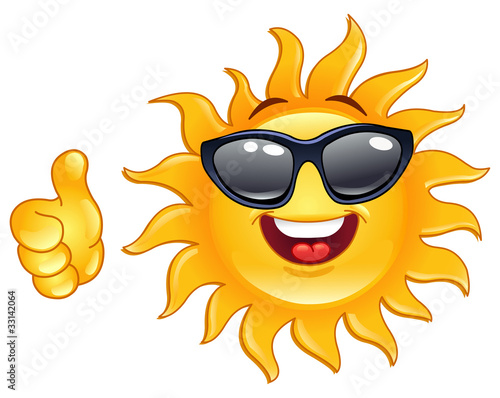 Thumb up sun
