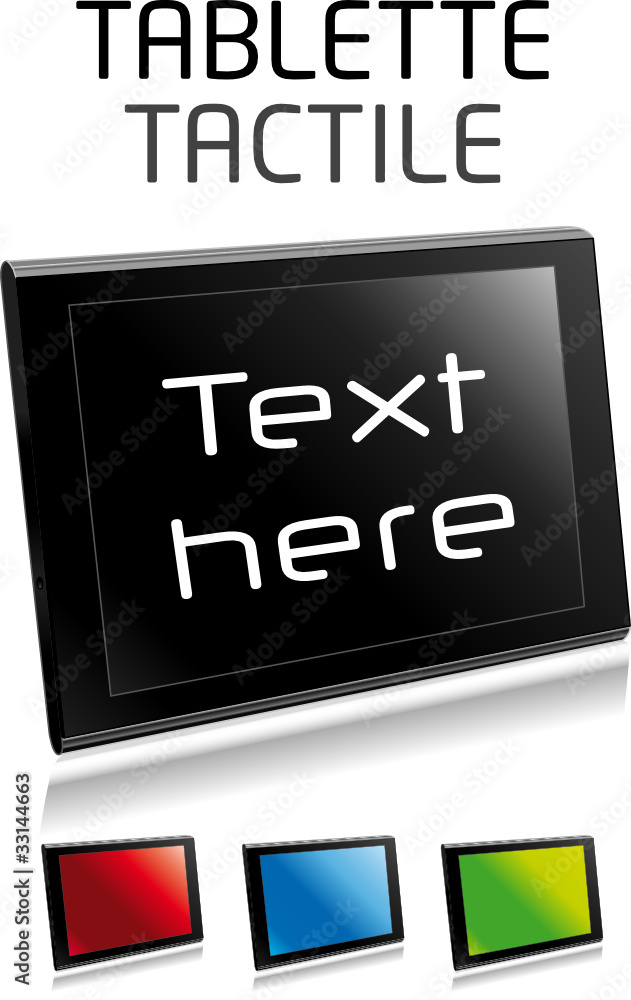 Tablette Tactile - Tablet set (#2) Tablette Tactile - Tablet set (#2)