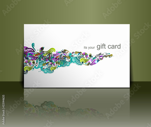 Gift card design