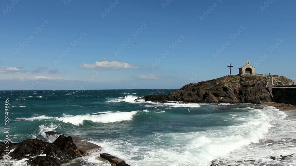 Vague mer agitée Vague mer agitée