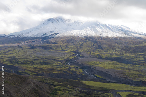 Obraz na płótnie Volcanon mount Saint Helens w salonie