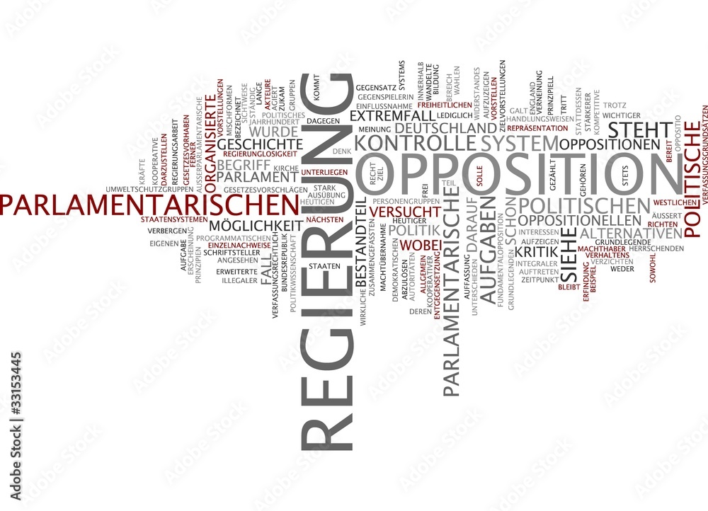 Fototapeta premium Opposition
