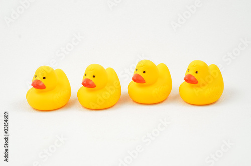 Rubber Duckies in a Row