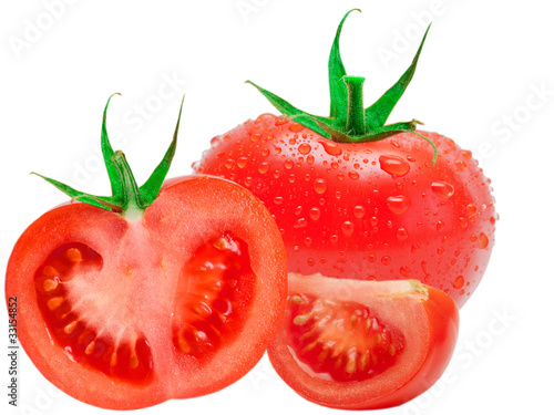 Wallpaper Mural Tomato isolated on white background Torontodigital.ca