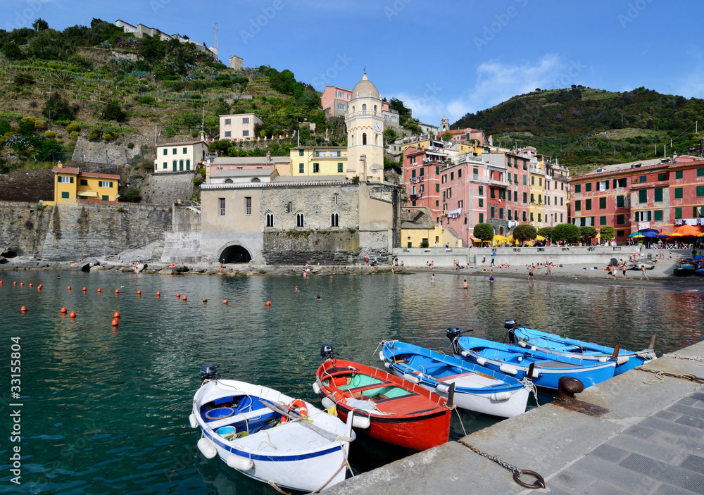 Vernazza village in the Cinque Terre, Italy