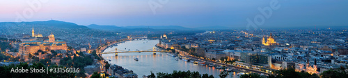 Photography Budapest Panorama Night 1