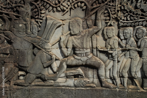Relief im Tempel Bayon 2