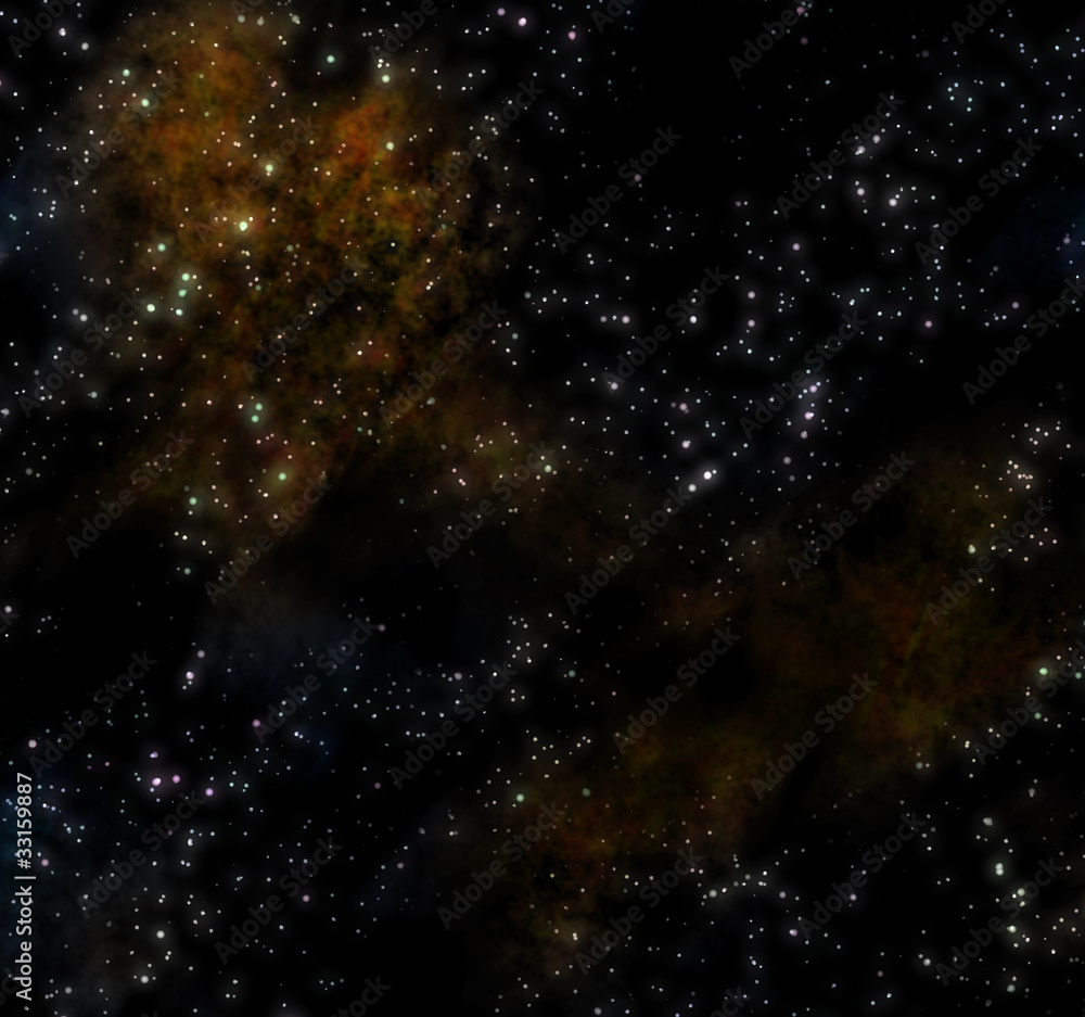 image of a starry sky with nebula