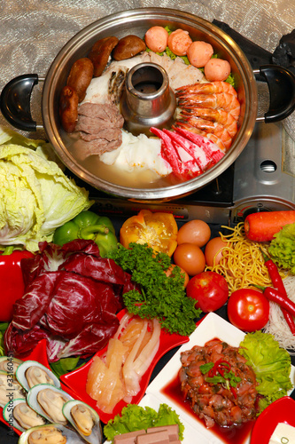 Quadro su tela Food - Steam Boat