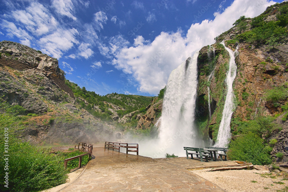 Naklejka premium Krcic Wasserfälle - Krcic waterfall 14
