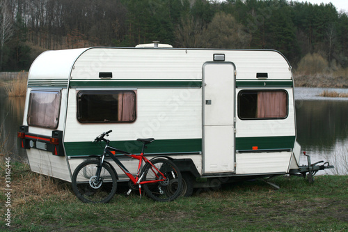 Trailer and bicycle