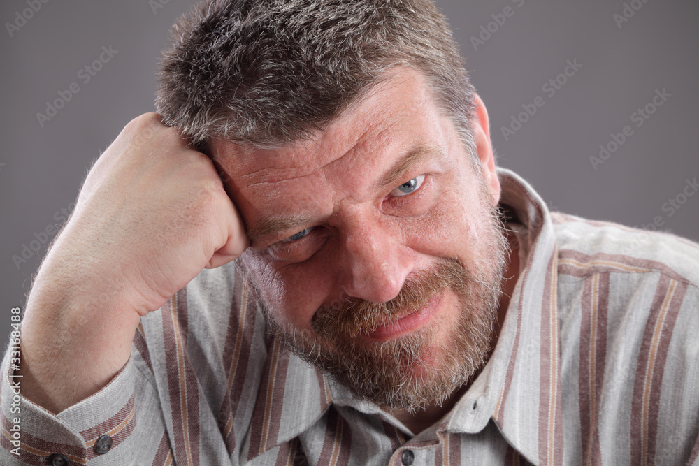 Obraz premium Portrait of a smiling mid age man