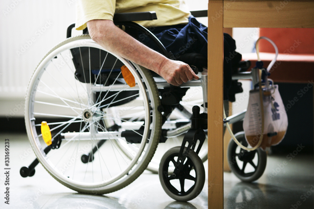Rollstuhl im Krankenhaus